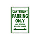 Cartwright Boats Parking Only All Others Will Be Towed Sea Ocean Beach Lake Boat Aluminum Metal Sign Plate