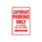 Cartwright Boats Parking Only All Others Will Be Towed Sea Ocean Beach Lake Boat Aluminum Metal Sign Plate