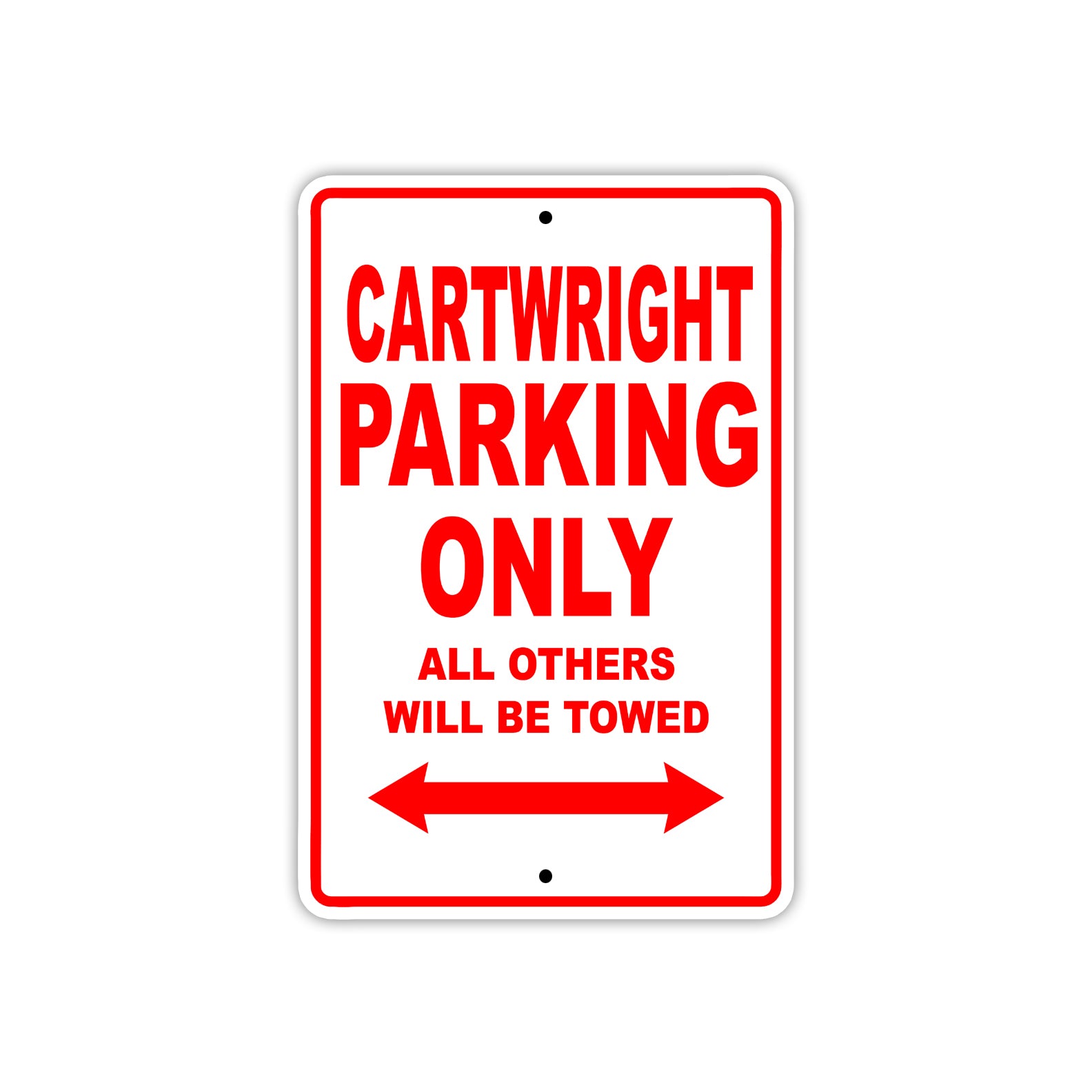 Cartwright Boats Parking Only All Others Will Be Towed Sea Ocean Beach Lake Boat Aluminum Metal Sign Plate