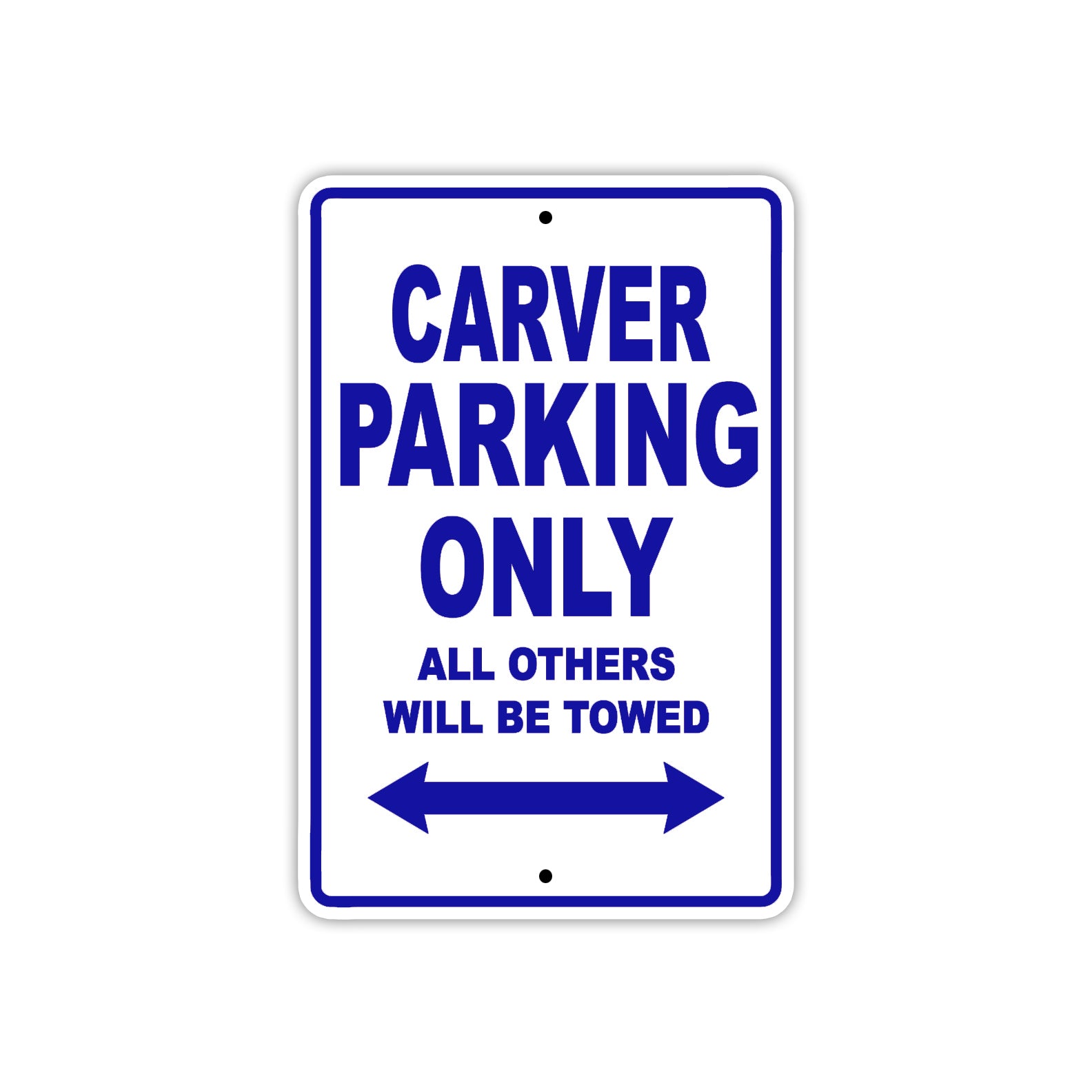 Carver Boats Parking Only All Others Will Be Towed Sea Ocean Beach Lake Boat Aluminum Metal Sign Plate