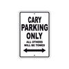 Cary Boats Parking Only All Others Will Be Towed Sea Ocean Beach Lake Boat Aluminum Metal Sign Plate