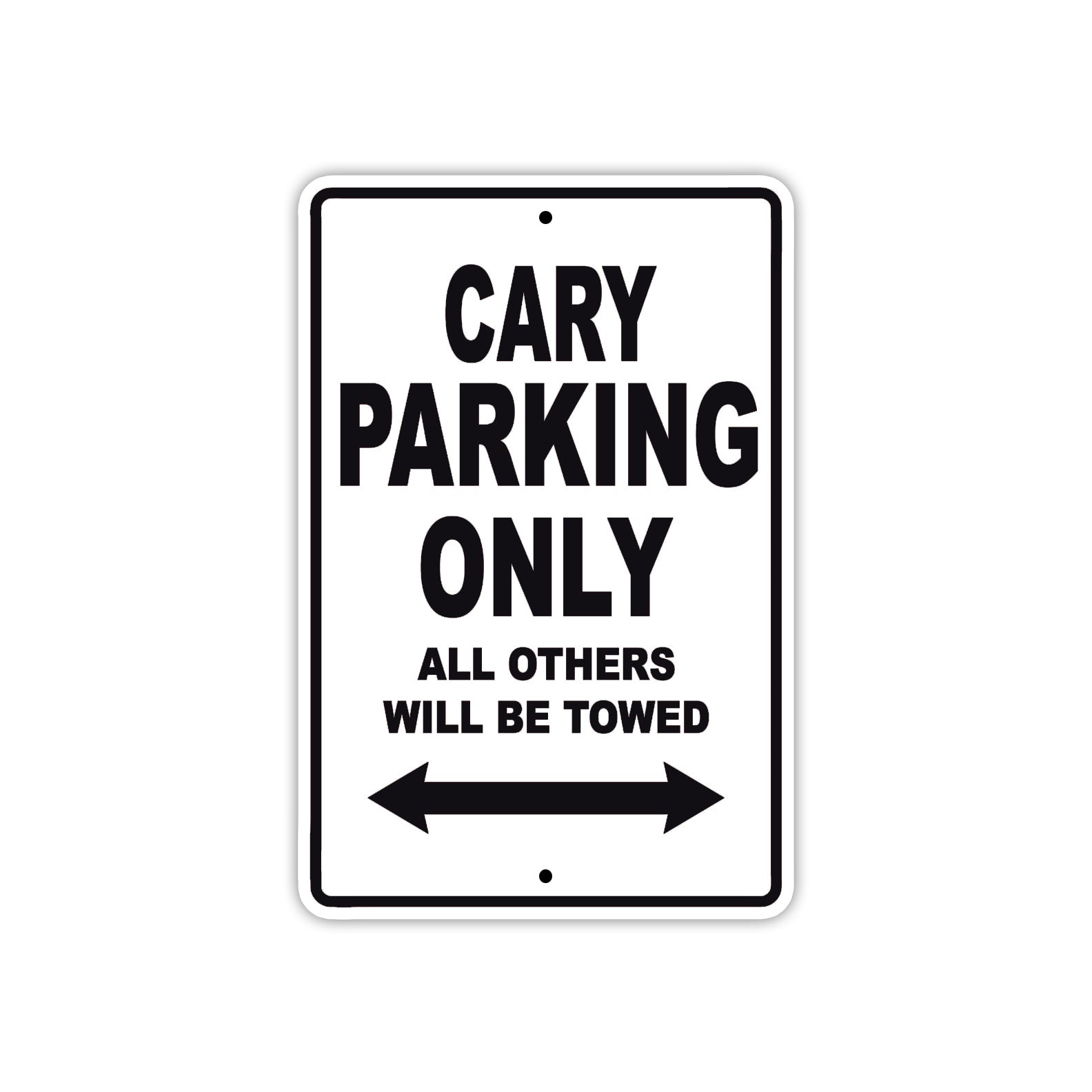 Cary Boats Parking Only All Others Will Be Towed Sea Ocean Beach Lake Boat Aluminum Metal Sign Plate