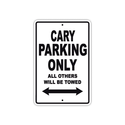 Cary Boats Parking Only All Others Will Be Towed Sea Ocean Beach Lake Boat Aluminum Metal Sign Plate