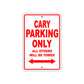 Cary Boats Parking Only All Others Will Be Towed Sea Ocean Beach Lake Boat Aluminum Metal Sign Plate