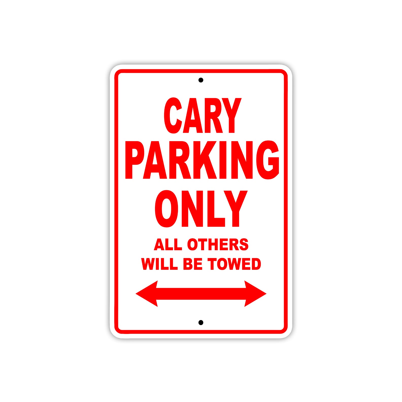 Cary Boats Parking Only All Others Will Be Towed Sea Ocean Beach Lake Boat Aluminum Metal Sign Plate