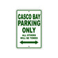 Casco Bay Boats Parking Only All Others Will Be Towed Sea Ocean Beach Lake Boat Aluminum Metal Sign Plate