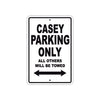 Casey Boats Parking Only All Others Will Be Towed Sea Ocean Beach Lake Boat Aluminum Metal Sign Plate
