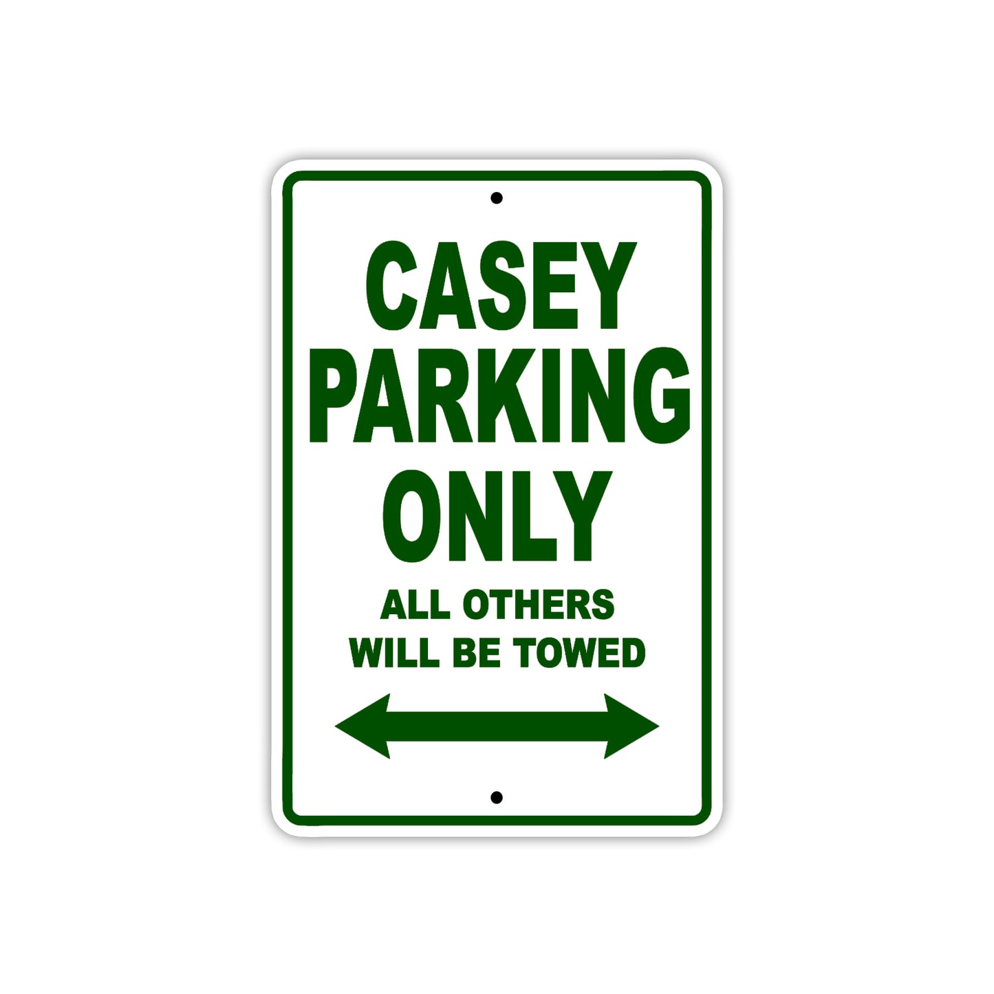 Casey Boats Parking Only All Others Will Be Towed Sea Ocean Beach Lake Boat Aluminum Metal Sign Plate