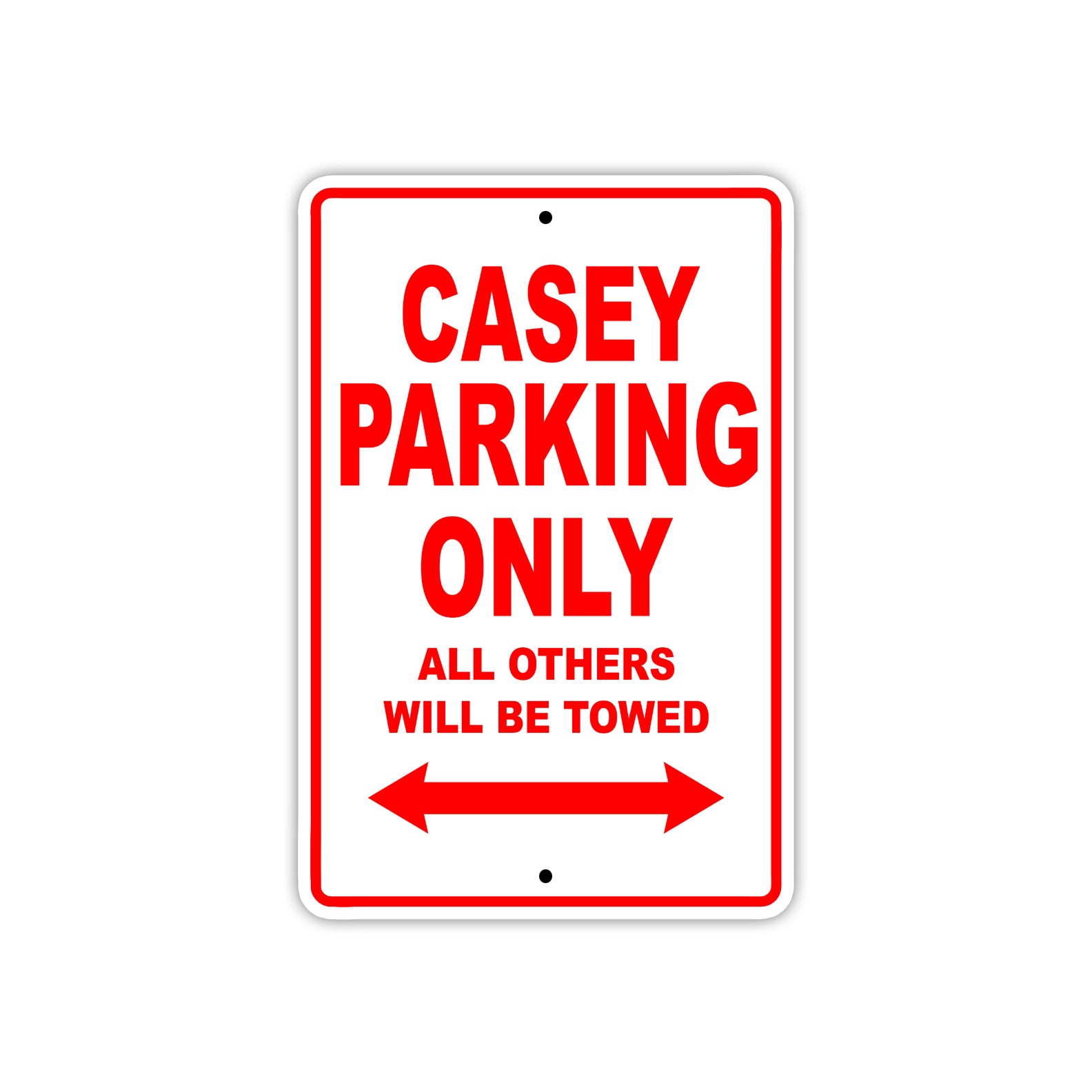 Casey Boats Parking Only All Others Will Be Towed Sea Ocean Beach Lake Boat Aluminum Metal Sign Plate