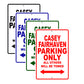 Casey Fairhaven Boats Parking Only All Others Will Be Towed Sea Ocean Beach Lake Boat Aluminum Metal Sign Plate