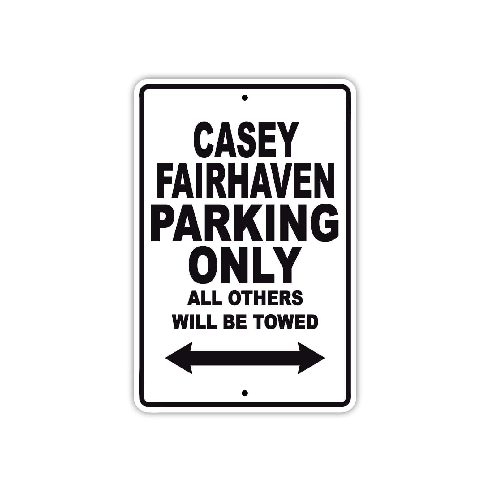 Casey Fairhaven Boats Parking Only All Others Will Be Towed Sea Ocean Beach Lake Boat Aluminum Metal Sign Plate