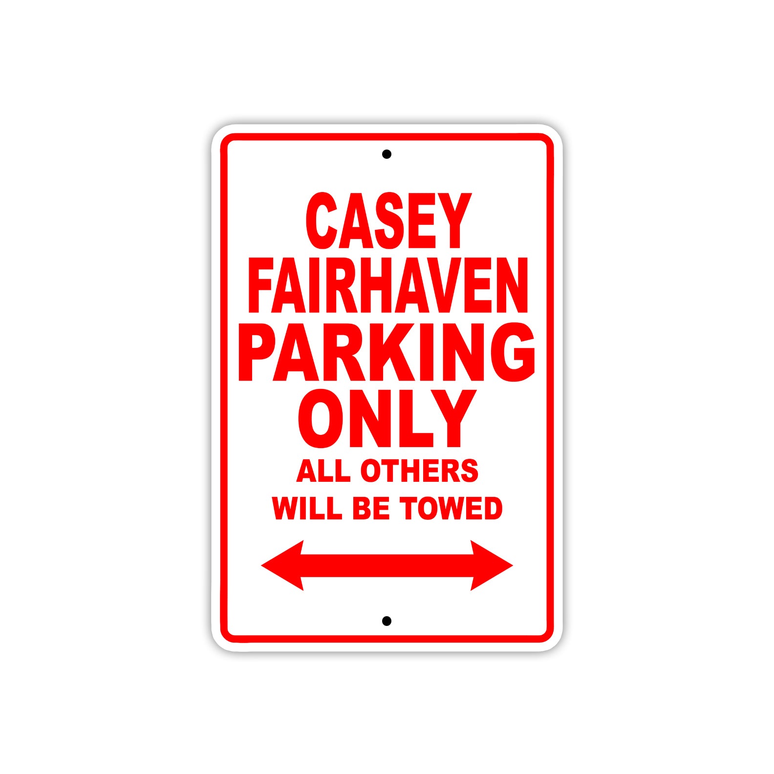 Casey Fairhaven Boats Parking Only All Others Will Be Towed Sea Ocean Beach Lake Boat Aluminum Metal Sign Plate