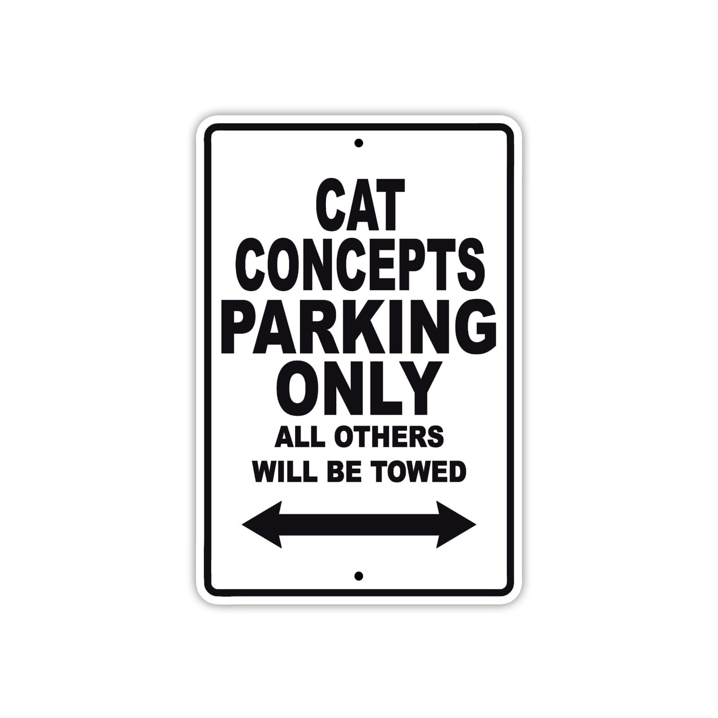 Cat Concepts Boats Parking Only All Others Will Be Towed Sea Ocean Beach Lake Boat Aluminum Metal Sign Plate