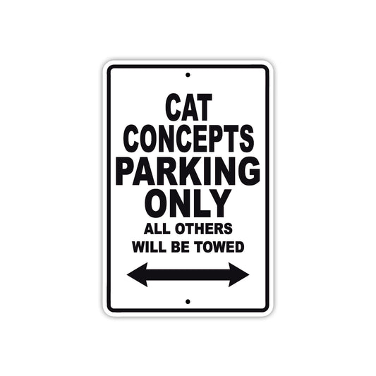 Cat Concepts Boats Parking Only All Others Will Be Towed Sea Ocean Beach Lake Boat Aluminum Metal Sign Plate