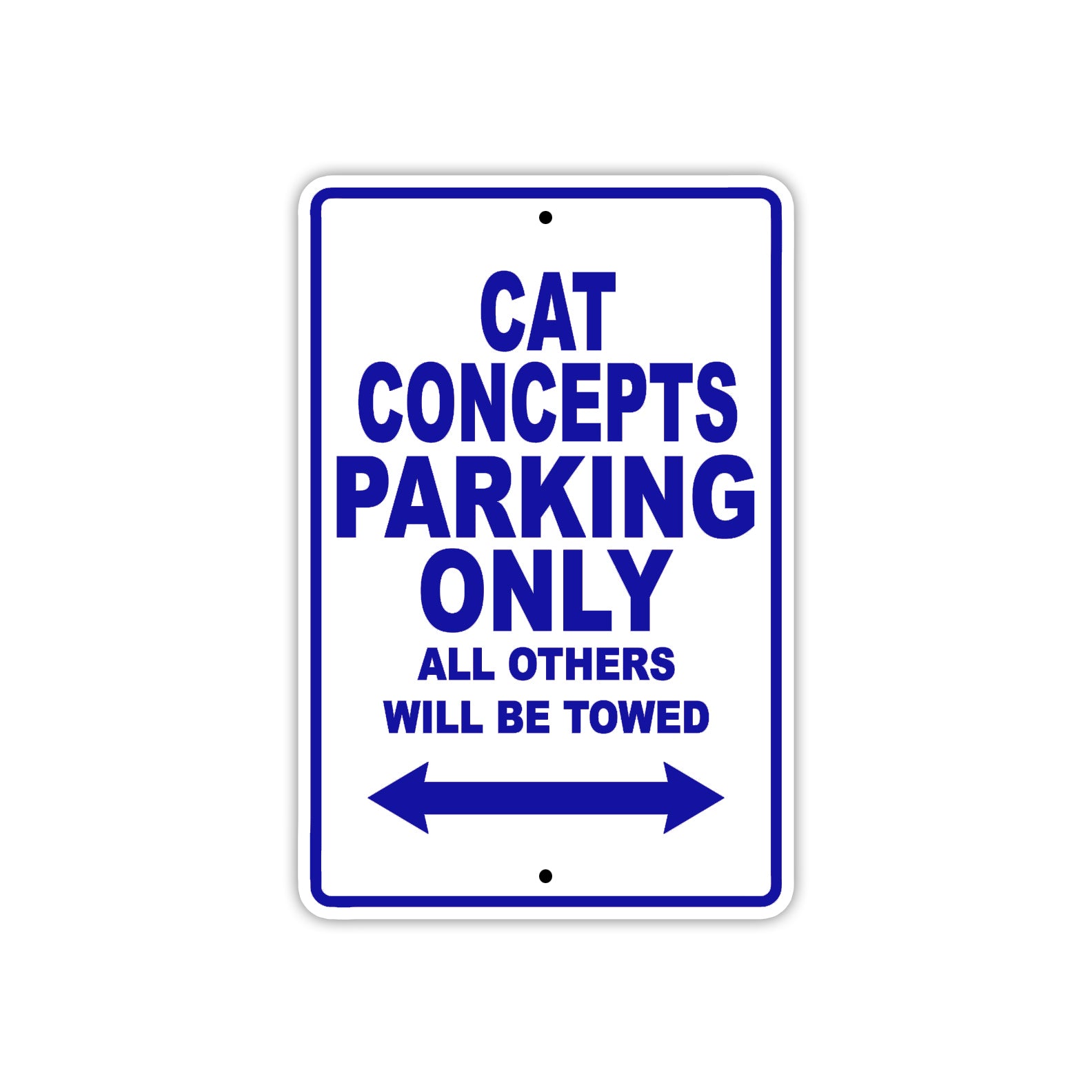 Cat Concepts Boats Parking Only All Others Will Be Towed Sea Ocean Beach Lake Boat Aluminum Metal Sign Plate