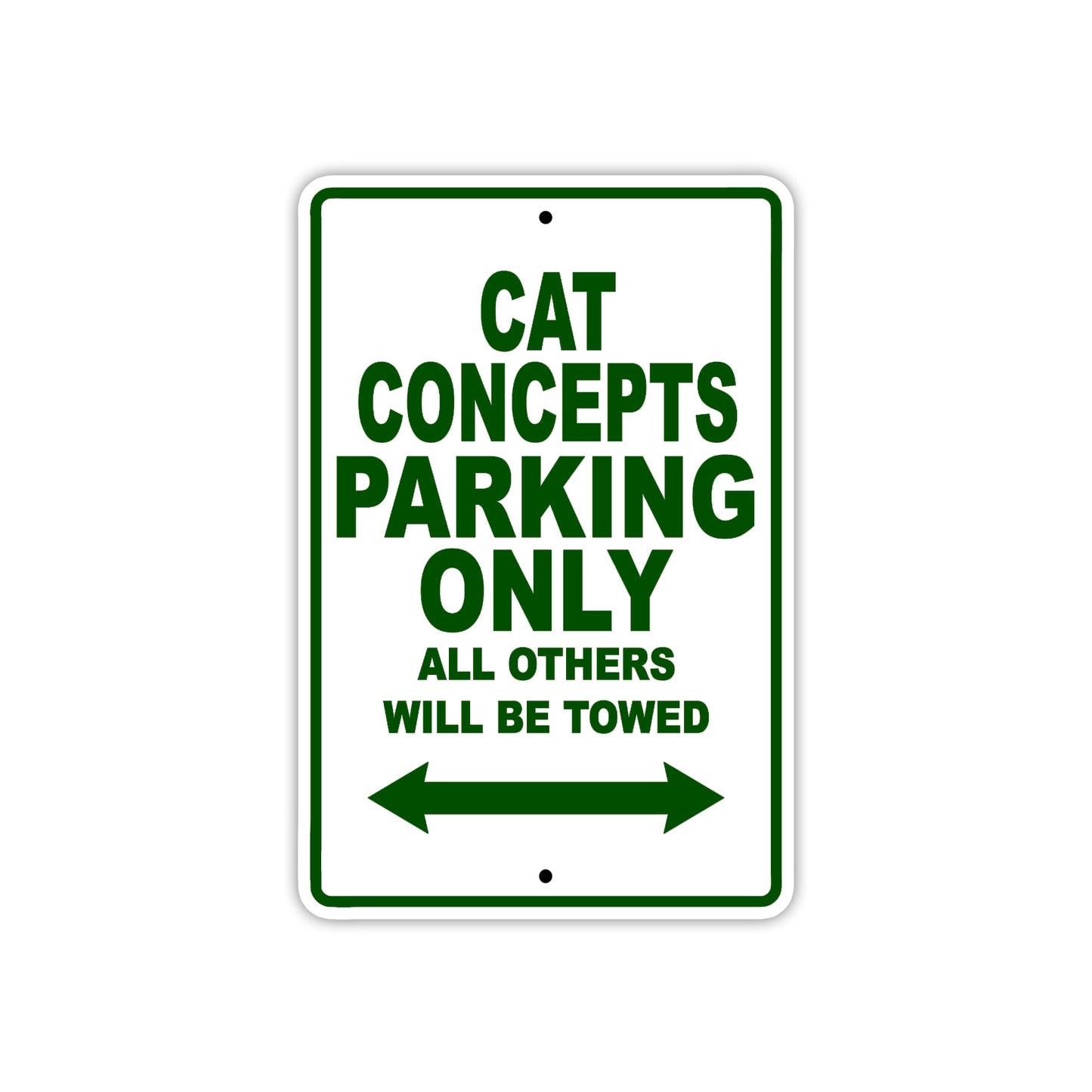 Cat Concepts Boats Parking Only All Others Will Be Towed Sea Ocean Beach Lake Boat Aluminum Metal Sign Plate