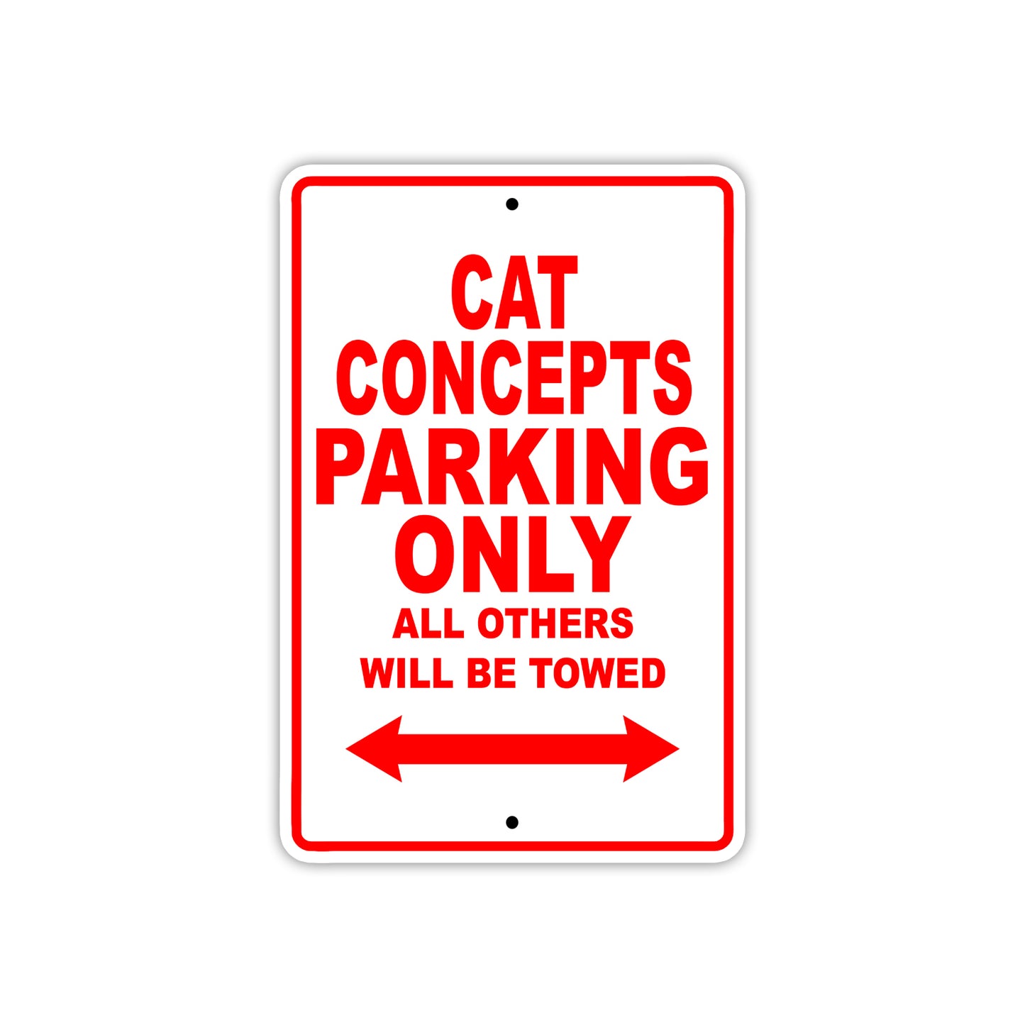 Cat Concepts Boats Parking Only All Others Will Be Towed Sea Ocean Beach Lake Boat Aluminum Metal Sign Plate