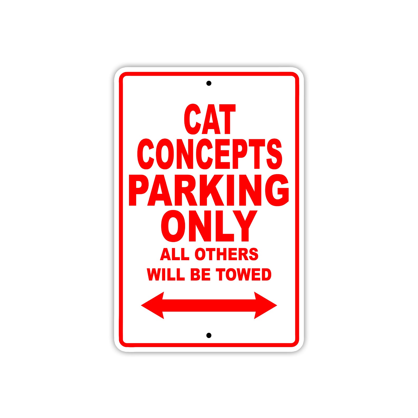 Cat Concepts Boats Parking Only All Others Will Be Towed Sea Ocean Beach Lake Boat Aluminum Metal Sign Plate