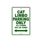 Cat Limbo Boats Parking Only All Others Will Be Towed Sea Ocean Beach Lake Boat Aluminum Metal Sign Plate