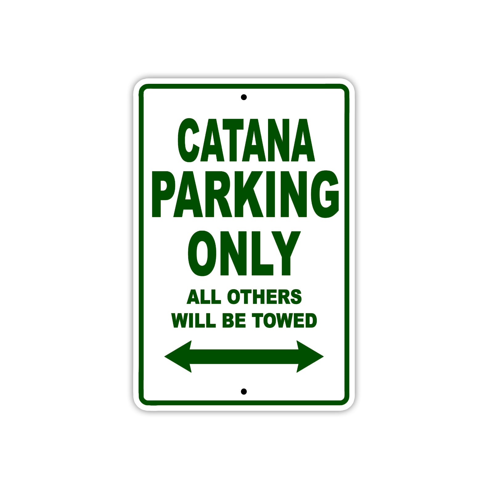 Catana Boats Parking Only All Others Will Be Towed Sea Ocean Beach Lake Boat Aluminum Metal Sign Plate