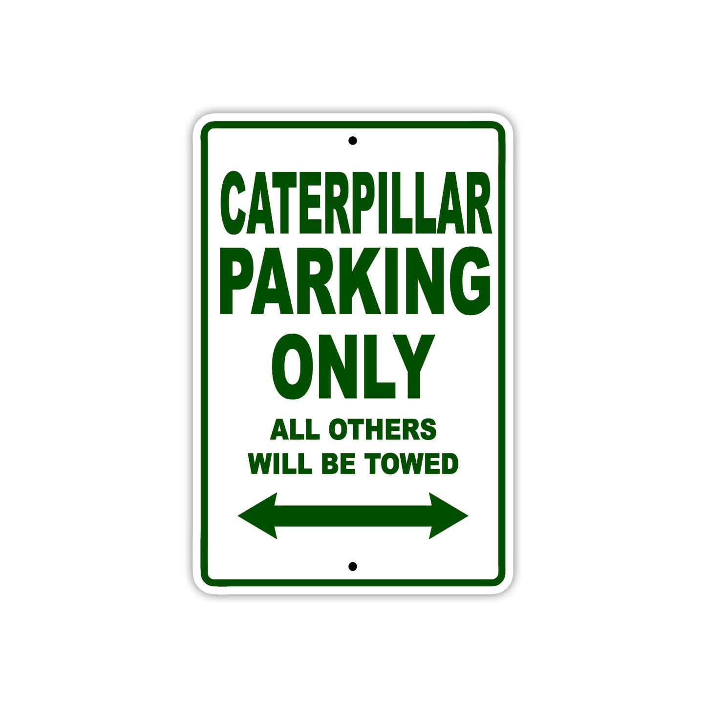 Caterpillar Boats Parking Only All Others Will Be Towed Sea Ocean Beach Lake Boat Aluminum Metal Sign Plate