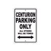 Centurion Boats Parking Only All Others Will Be Towed Sea Ocean Beach Lake Boat Aluminum Metal Sign Plate