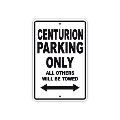 Centurion Boats Parking Only All Others Will Be Towed Sea Ocean Beach Lake Boat Aluminum Metal Sign Plate