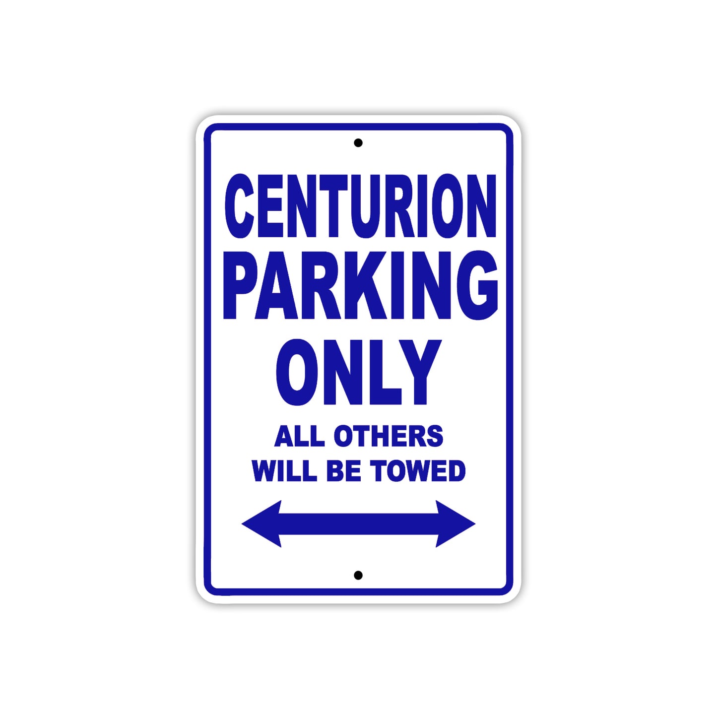 Centurion Boats Parking Only All Others Will Be Towed Sea Ocean Beach Lake Boat Aluminum Metal Sign Plate