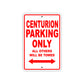 Centurion Boats Parking Only All Others Will Be Towed Sea Ocean Beach Lake Boat Aluminum Metal Sign Plate