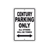 Century Boats Parking Only All Others Will Be Towed Sea Ocean Beach Lake Boat Aluminum Metal Sign Plate