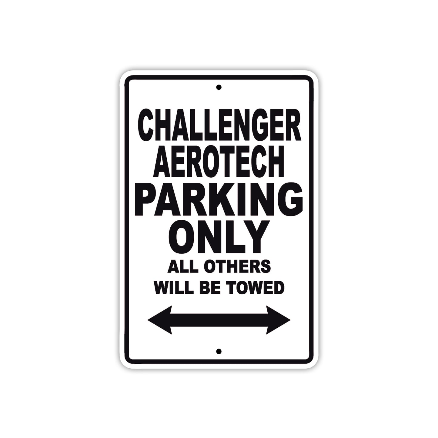 Challenger Aerotech Boats Parking Only All Others Will Be Towed Sea Ocean Beach Lake Boat Aluminum Metal Sign Plate