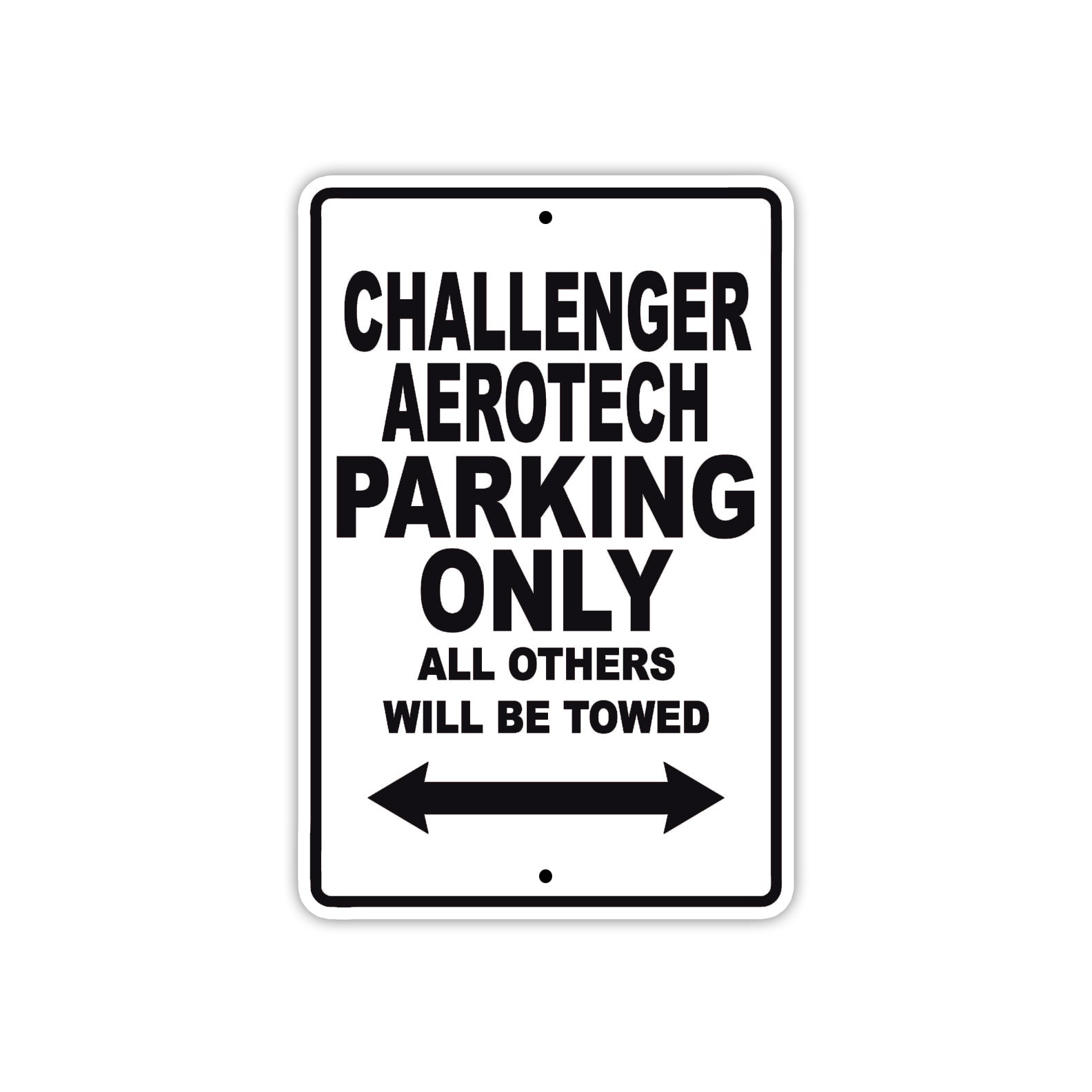 Challenger Aerotech Boats Parking Only All Others Will Be Towed Sea Ocean Beach Lake Boat Aluminum Metal Sign Plate