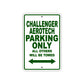 Challenger Aerotech Boats Parking Only All Others Will Be Towed Sea Ocean Beach Lake Boat Aluminum Metal Sign Plate