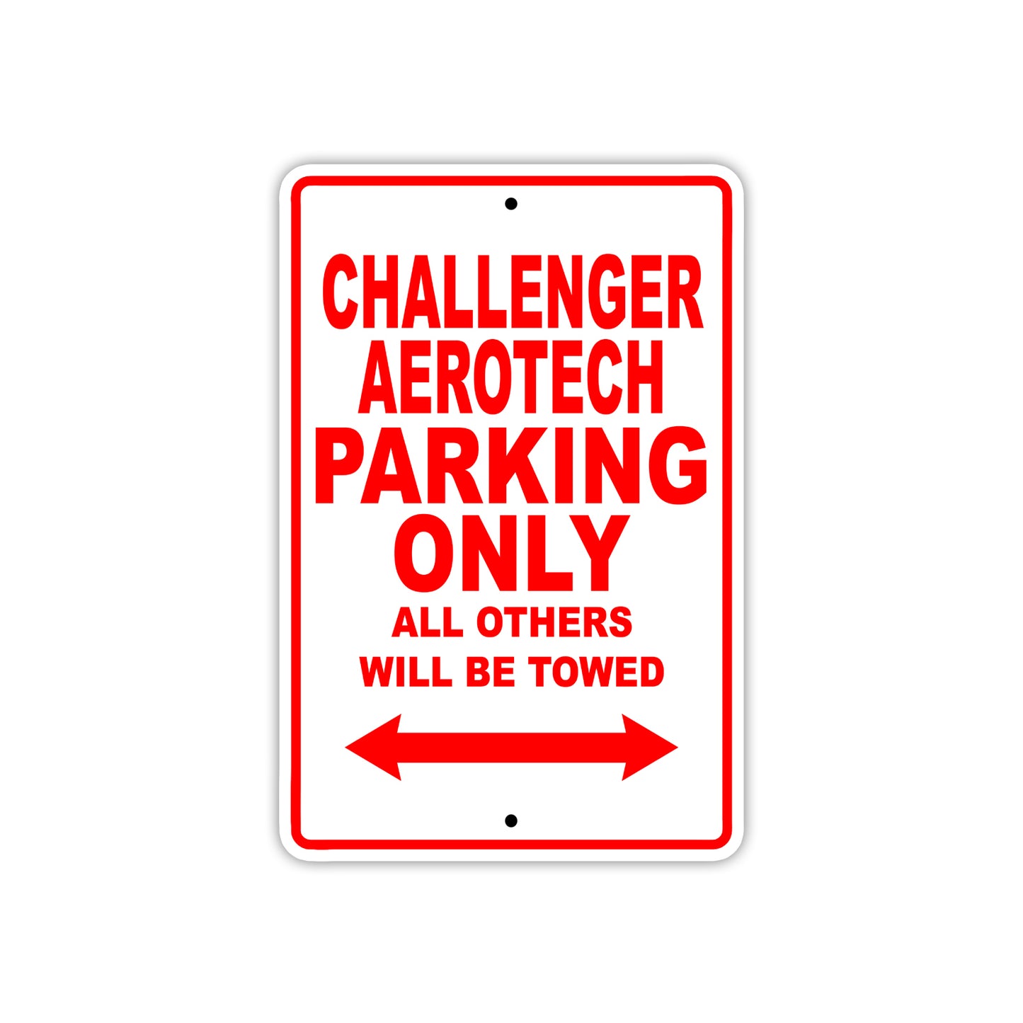 Challenger Aerotech Boats Parking Only All Others Will Be Towed Sea Ocean Beach Lake Boat Aluminum Metal Sign Plate