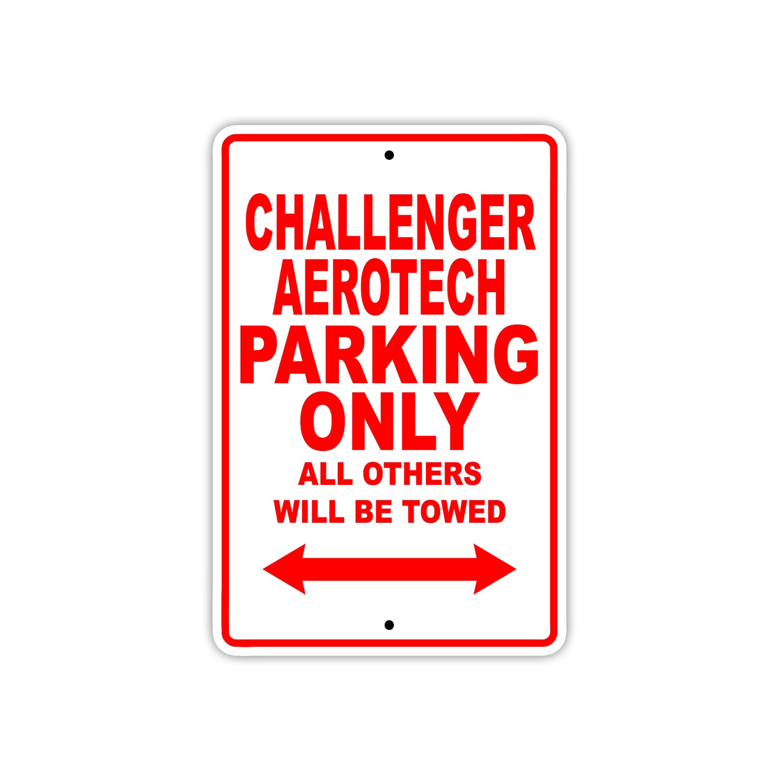 Challenger Aerotech Boats Parking Only All Others Will Be Towed Sea Ocean Beach Lake Boat Aluminum Metal Sign Plate