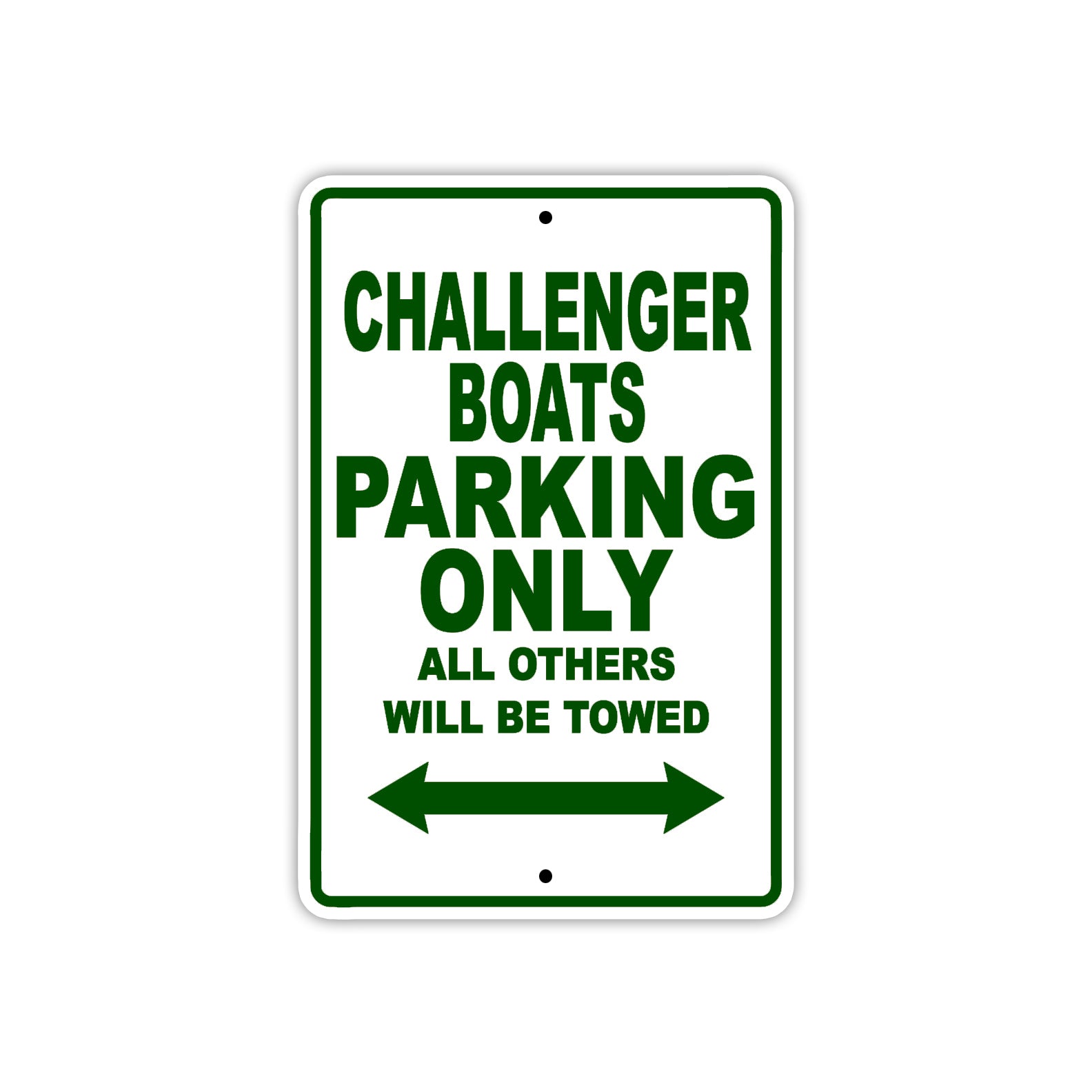 Challenger Boats Boats Parking Only All Others Will Be Towed Sea Ocean Beach Lake Boat Aluminum Metal Sign Plate