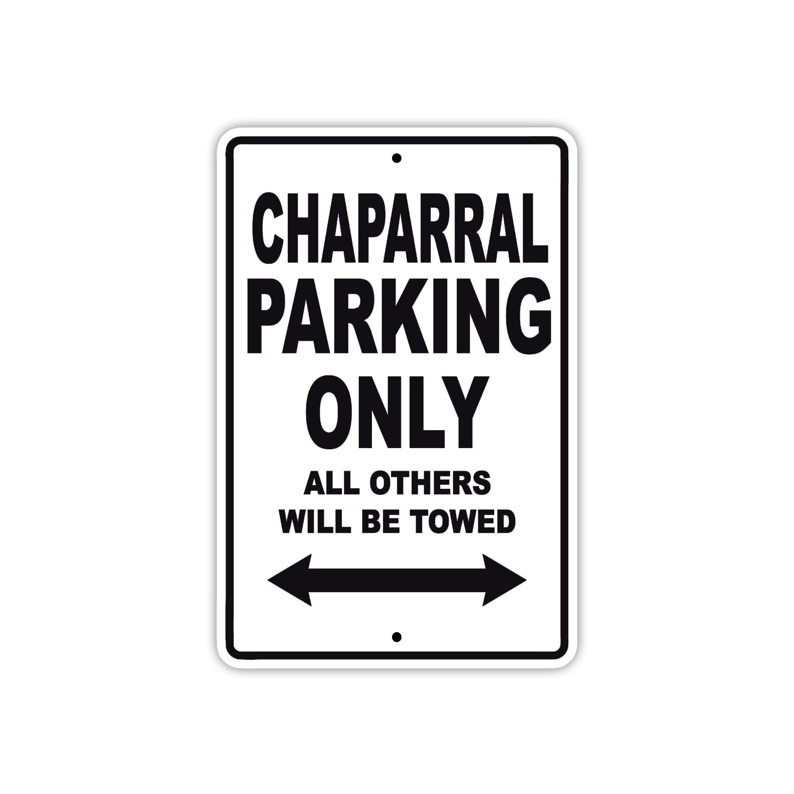 Chaparral Boats Parking Only All Others Will Be Towed Sea Ocean Beach Lake Boat Aluminum Metal Sign Plate