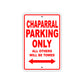 Chaparral Boats Parking Only All Others Will Be Towed Sea Ocean Beach Lake Boat Aluminum Metal Sign Plate