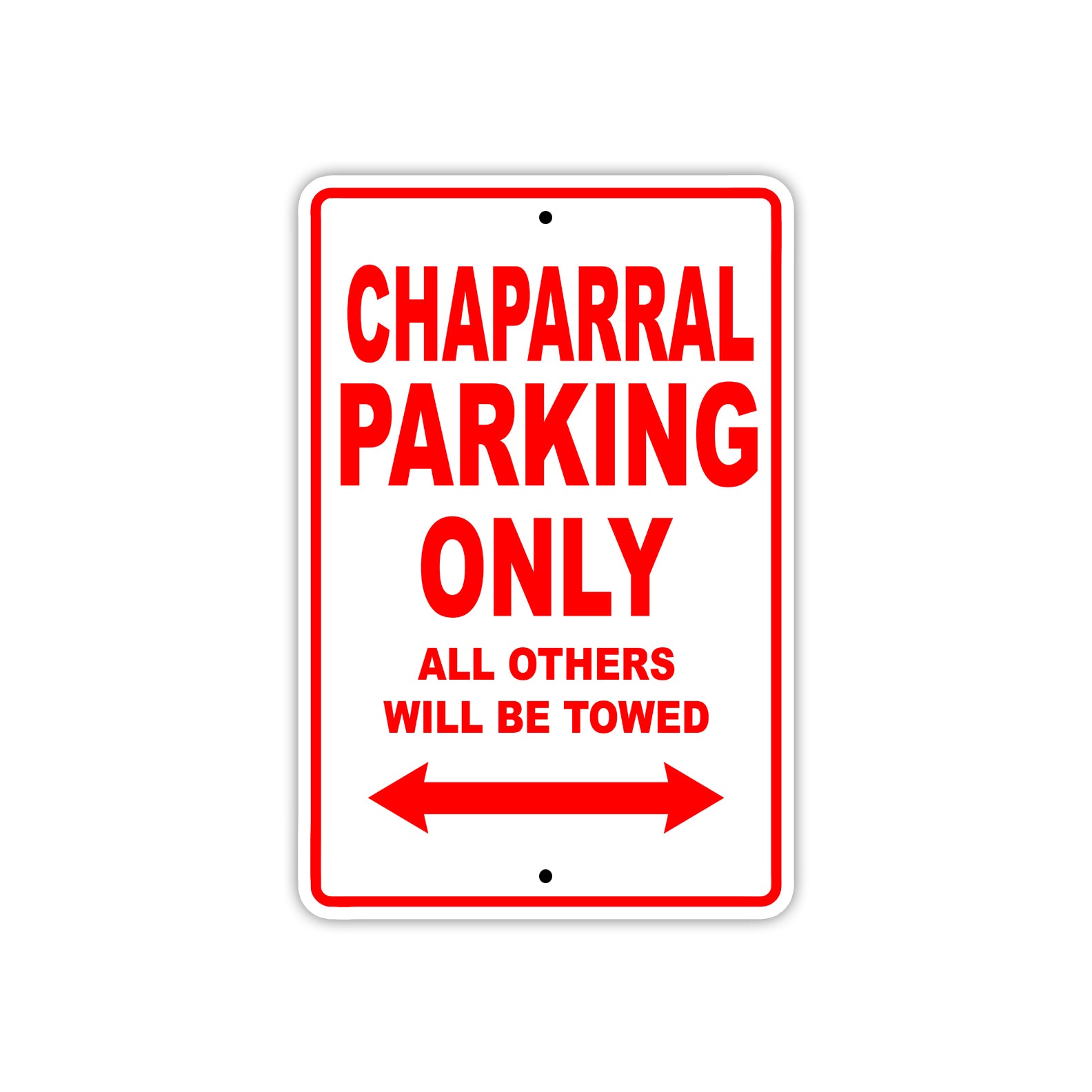 Chaparral Boats Parking Only All Others Will Be Towed Sea Ocean Beach Lake Boat Aluminum Metal Sign Plate
