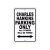 Charles Hankins Boats Parking Only All Others Will Be Towed Sea Ocean Beach Lake Boat Aluminum Metal Sign Plate