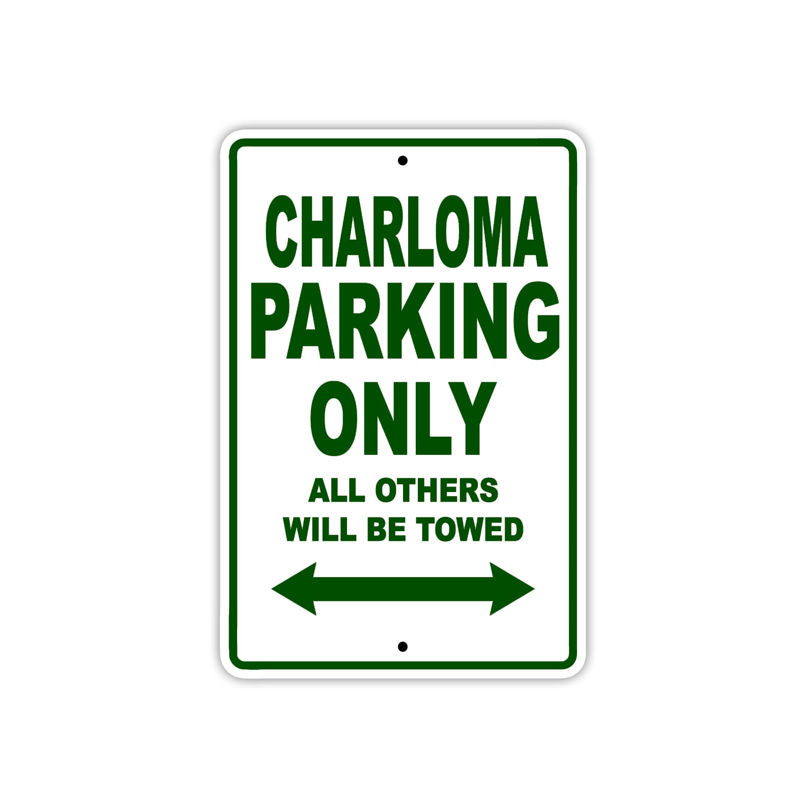Charloma Boats Parking Only All Others Will Be Towed Sea Ocean Beach Lake Boat Aluminum Metal Sign Plate