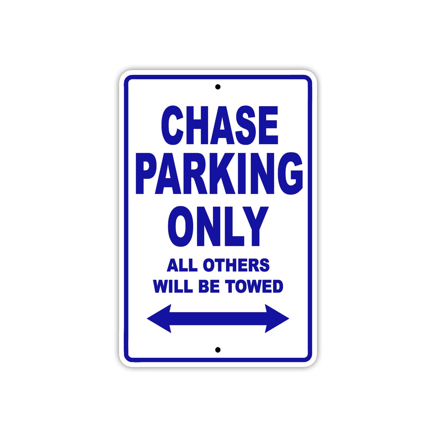 Chase Boats Parking Only All Others Will Be Towed Sea Ocean Beach Lake Boat Aluminum Metal Sign Plate