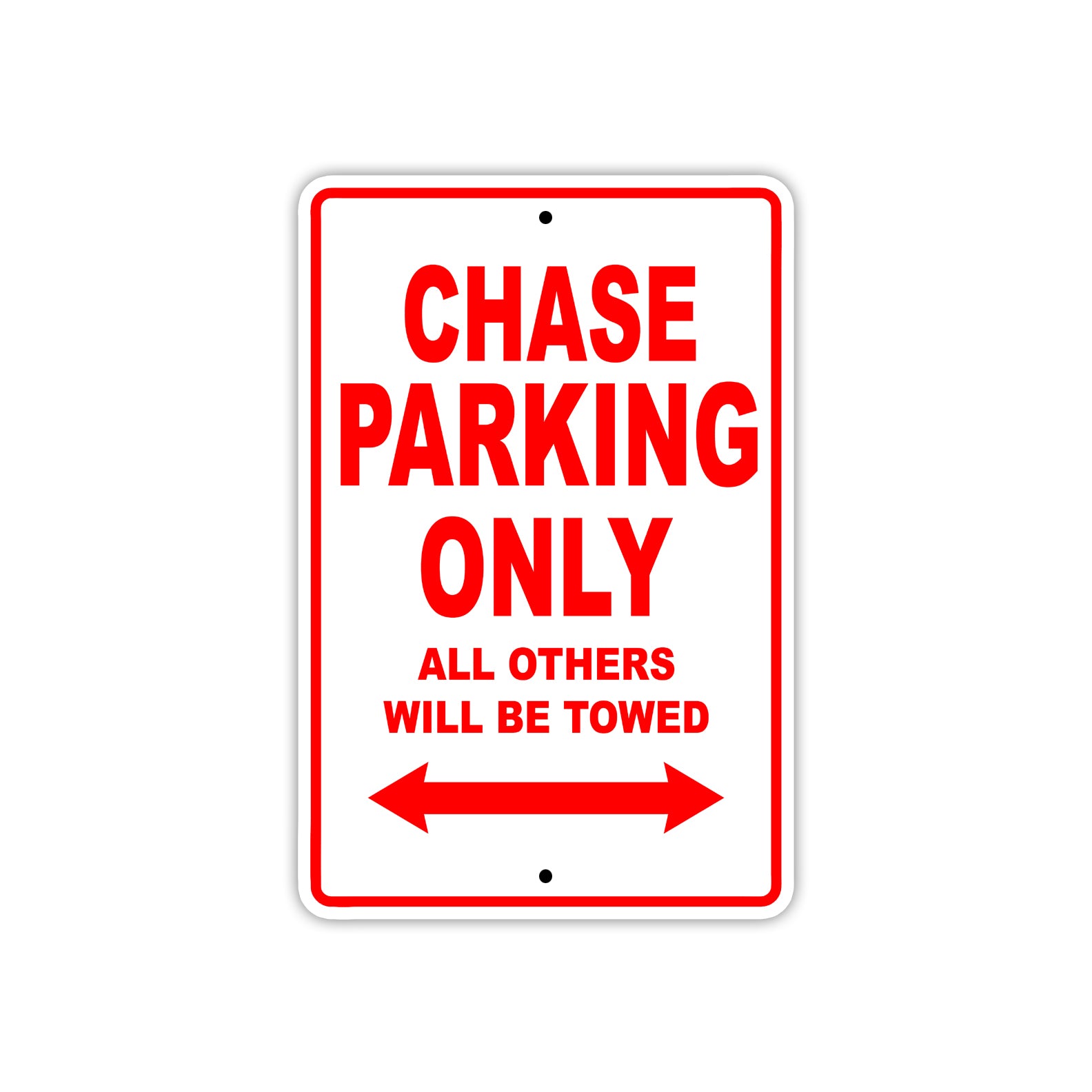Chase Boats Parking Only All Others Will Be Towed Sea Ocean Beach Lake Boat Aluminum Metal Sign Plate