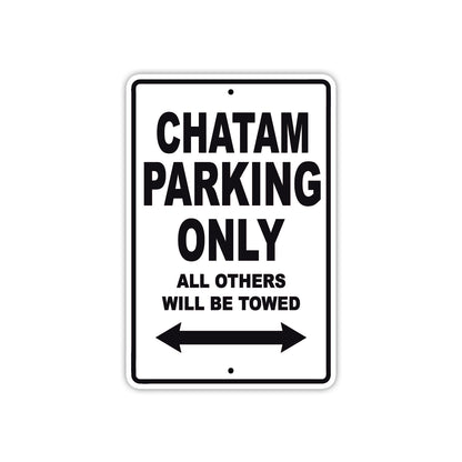 Chatam Boats Parking Only All Others Will Be Towed Sea Ocean Beach Lake Boat Aluminum Metal Sign Plate