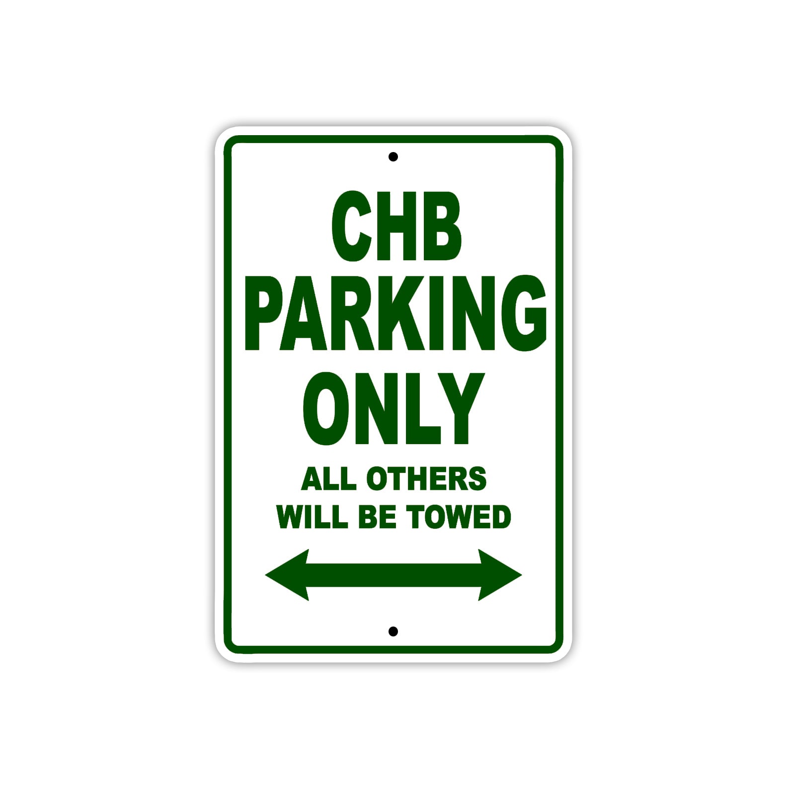 CHB Boats Parking Only All Others Will Be Towed Sea Ocean Beach Lake Boat Aluminum Metal Sign Plate