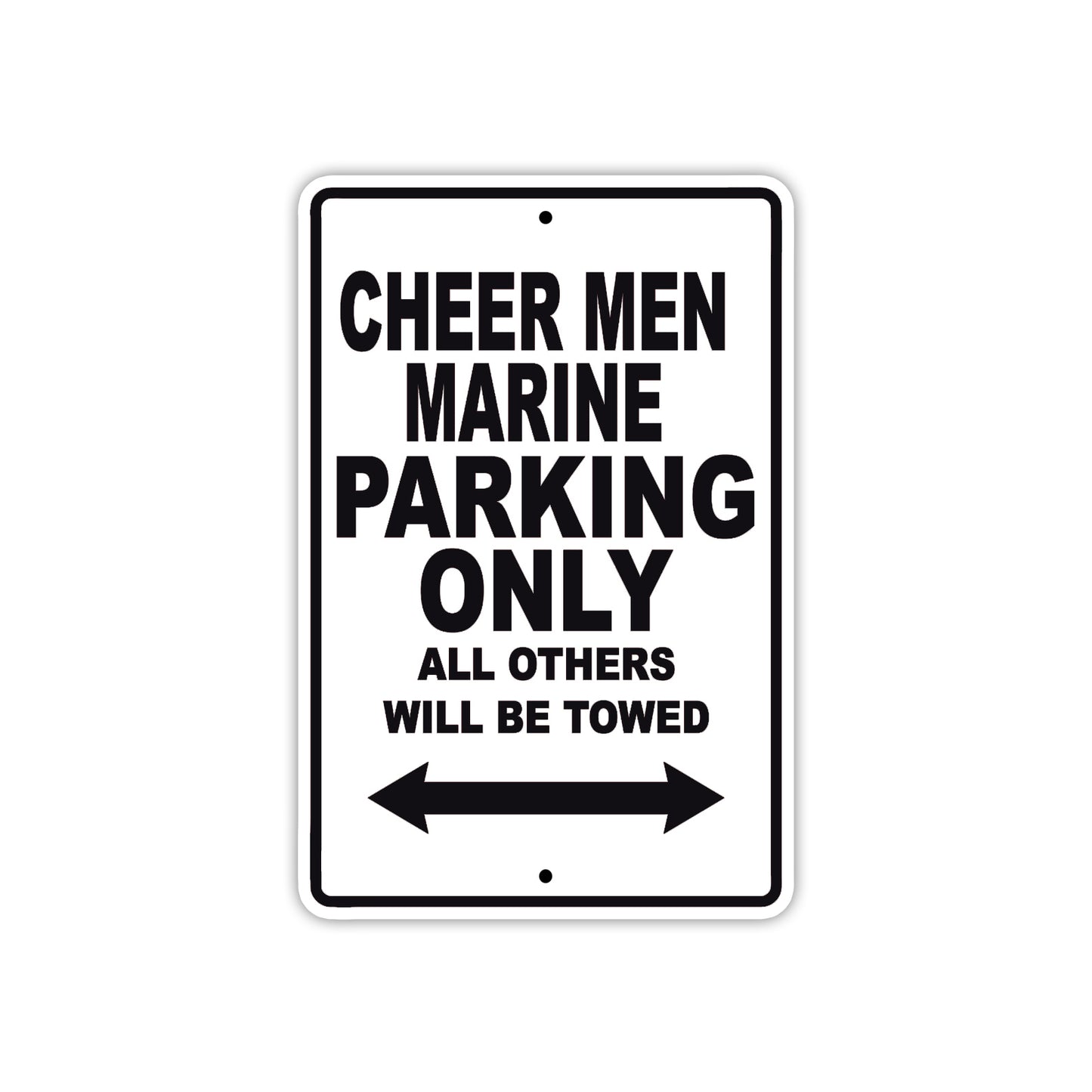 Cheer Men Marine Boats Parking Only All Others Will Be Towed Sea Ocean Beach Lake Boat Aluminum Metal Sign Plate