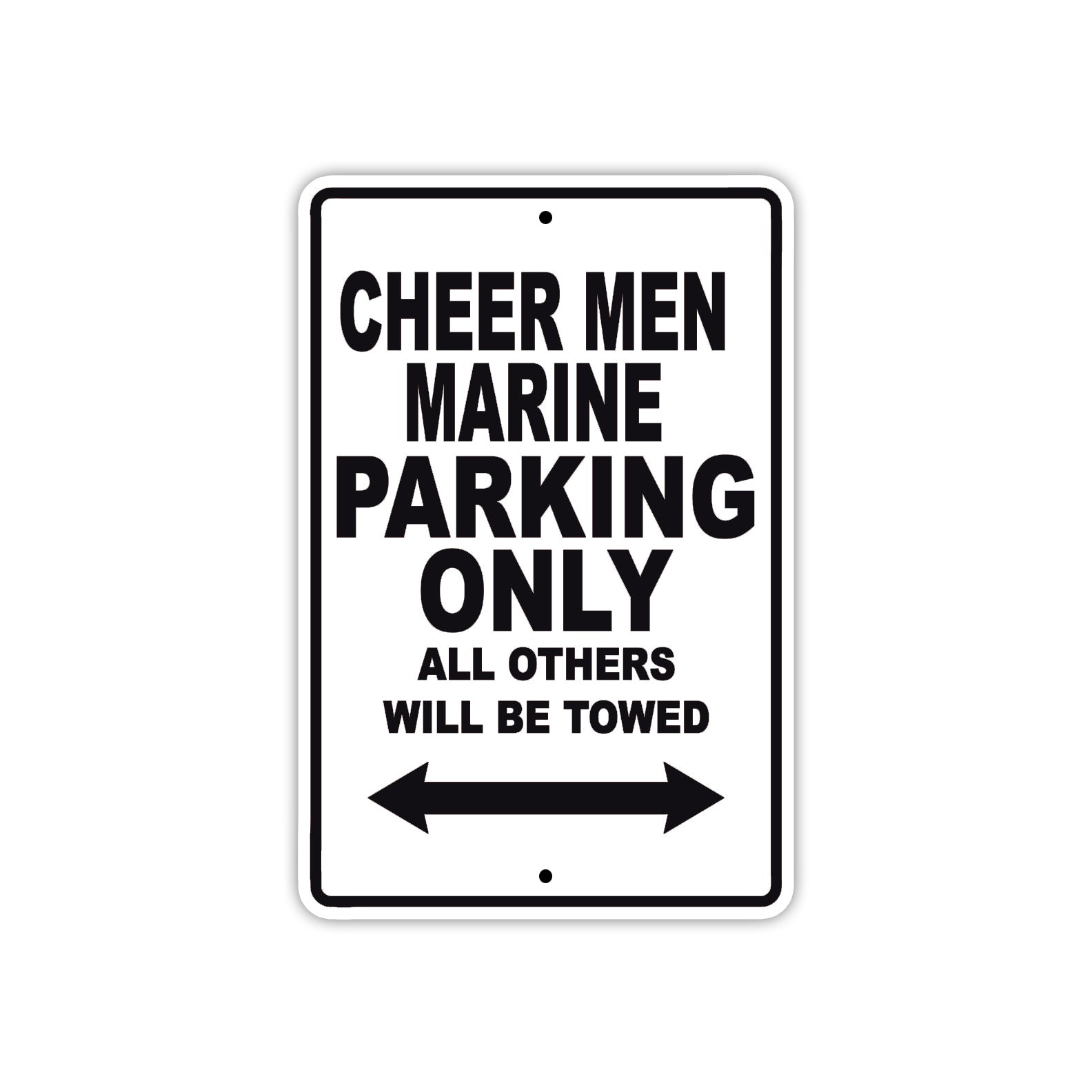 Cheer Men Marine Boats Parking Only All Others Will Be Towed Sea Ocean Beach Lake Boat Aluminum Metal Sign Plate
