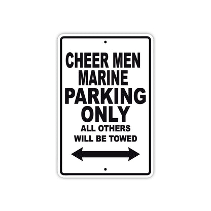 Cheer Men Marine Boats Parking Only All Others Will Be Towed Sea Ocean Beach Lake Boat Aluminum Metal Sign Plate