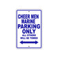 Cheer Men Marine Boats Parking Only All Others Will Be Towed Sea Ocean Beach Lake Boat Aluminum Metal Sign Plate