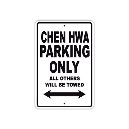 Chen Hwa Boats Parking Only All Others Will Be Towed Sea Ocean Beach Lake Boat Aluminum Metal Sign Plate